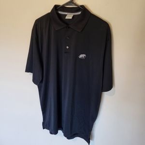Original Houndstooth University of Alabama Elephant Logo Polo Shirt Size Large